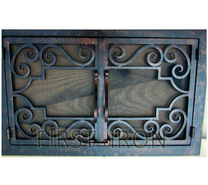 Écrans de protection long en fer forgé pour foyer, pouces, grande taille, protection d'étincelle - Product Image 5
