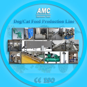 Agente local queria AMC200S 100kph 200kph 100-200 kg/h Pet Feed Pellet Machine Dog Production Line - Product Image 4