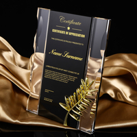 Trophée en cristal gravé sur mesure, plaque d'honneur, médaille de récompense, prix, pavillon Jingpin, style sportif écologique pour les occasions de Noël