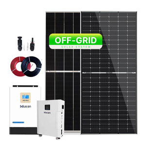 Dễ dàng cài đặt bảng điều khiển năng lượng mặt trời Kit năng lượng mặt trời Máy phát điện 2000 Wát sử dụng nhà cung cấp 2kw PV Mini dự án năng lượng mặt trời hệ thống điện - Product Image 5