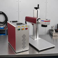 Machine de marquage laser à fibre portable pour le marquage des métaux, de l'acier inoxydable, du plastique et du cuir