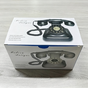 Téléphones sans fil rétro antiques, téléphone rotatif pour mariage avec fonction de confession audio et d'enregistrement de vos pensées - Product Image 5