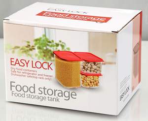 Contenedores de Almacenamiento de Cereales Herméticos de Plástico, Recipientes para Alimentos, Leche en Polvo, Tanque de Almacenamiento Sellado, Recipiente Hermético para Cocina y Viajes - Product Image 4