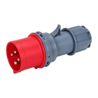 Prise et connecteur électriques industriels HFE 16A 32A 220V 380V 3P 4P 5P Ip44 3Pin4Pin 5PIn