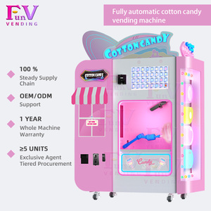 Máquina Expendedora de Algodón de Azúcar Fácil de Usar con Video de Entrenamiento para Tiendas Emergentes - Product Image 1