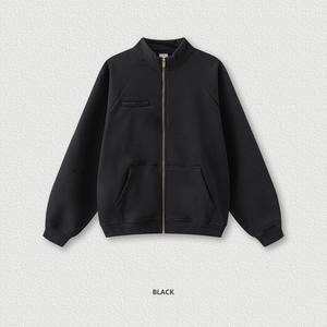 Chaqueta Bomber de Invierno 2025 <span class=keywords><strong>para</strong></span> <span class=keywords><strong>Hombre</strong></span>, de Poliéster y Algodón, 420 Gramos, Gruesa, Holgada, de Color Sólido, con Cierre, Servicio OEM - Product Image 5