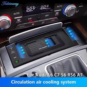 <span class=keywords><strong>Cargador</strong></span> Inalámbrico para Auto para Audi A6 S6 RS6 A7 <span class=keywords><strong>S7</strong></span> RS7 C7 2011-2018, Placa de Carga Rápida, Soporte para Teléfono Móvil, Accesorios Interiores - Product Image 1