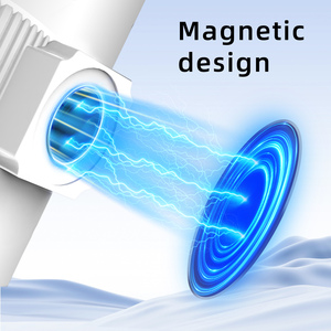 LED Light Wall Lamp Button <b>Controlled</b> Rechargeable Magnetic Design Dimmable 7-color <b>RGB</b> Sensor Night Light for Apartment Home - Product Image 5