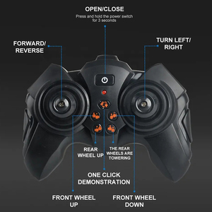 Coche de acrobacias RC de 8 ruedas 2.4GHz con luces y música, vehículo teledirigido deformable para escalar, juguete todoterreno con drift y certificación CPC - Product Image 5