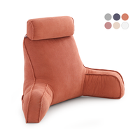 USB 5V graphène ignifuge électrique chauffant ergonomique dos oreiller soutien lombaire pour le repos au lit et la lecture soulage les maux de dos