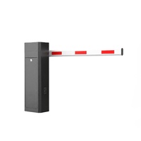 Barrière à bras droit 4,5 m anti-collision en acier/métal, protection IP54, télécommande pour station de péage