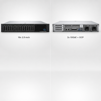 Serveur Rackable 2U R750XS 2x Gold 6330 56 Cœurs 128 Go 960 Go SSD 3x 4 To H755 Enterprise