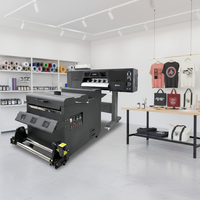 Nouvelle machine d'impression textile semi-automatique pour films PET, T-shirts, avec garantie 1 an, imprimante DTF A2 et sécheuse DTF