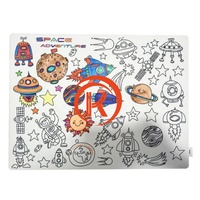 Tapis de coloration en Silicone réutilisable 40cm x 30cm tapis de couleur