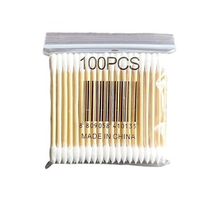 Hisopos de Algodón Médico Nanchang Xuhui, 100 Unidades, Doble Punta Redonda, para Limpieza de Oídos, Remoción de Maquillaje y Uso Dental - Product Image 5