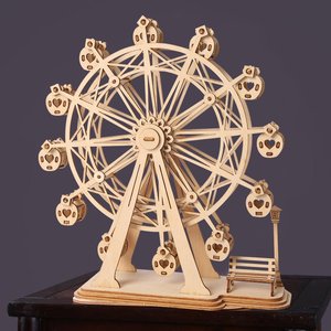 Modèle d'assemblage DIY <span class=keywords><strong>Robotime</strong></span> US Warehouse, jouet éducatif TG401, grande roue, artisanat <span class=keywords><strong>en</strong></span> <span class=keywords><strong>bois</strong></span>, <span class=keywords><strong>puzzle</strong></span> <span class=keywords><strong>en</strong></span> <span class=keywords><strong>bois</strong></span> <span class=keywords><strong>3D</strong></span> - Product Image 1