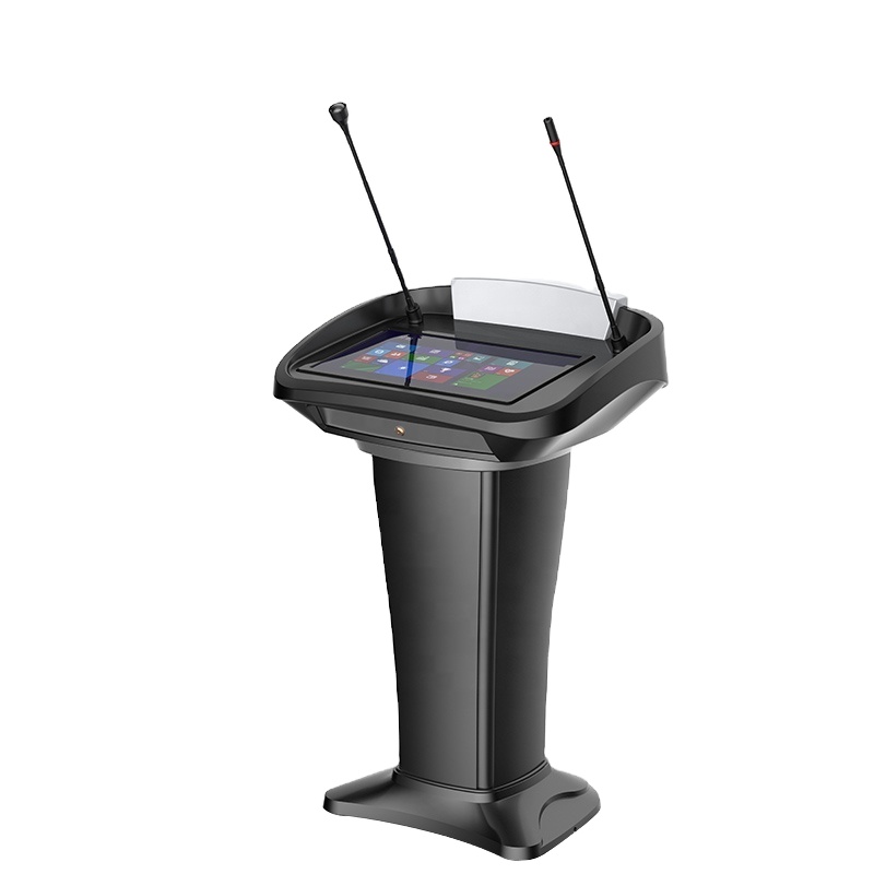 Пластиковый подиум для конференц-системы/школьный обучающий стол 21,5 Дюймов, интерактивный мультимедийный стол AIO PC