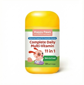 תוספי מזון לחיות מחמד OEM&ODM, 11 ב-1, ויטמינים לעיסה רכים לכלבים וחתולים - Product Image 1