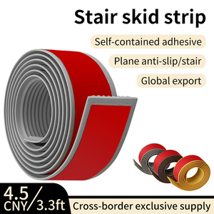 Garniture de bordure d'<span class=keywords><strong>escalier</strong></span> Bandes de protection de bord de moulage d'<span class=keywords><strong>escalier</strong></span> antidérapantes <span class=keywords><strong>Bande</strong></span> <span class=keywords><strong>antidérapante</strong></span> d'<span class=keywords><strong>escalier</strong></span> en caoutchouc auto-adhésif - Product Image 4