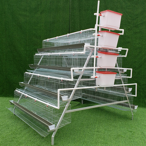 Jaula para gallinas ponedoras tipo batería, galvanizada en caliente, para 1000 aves, para granja - Product Image 1
