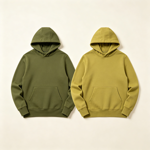 Sweat-shirt à capuche uni doux de haute qualité avec logo personnalisé, unisexe, pour les entreprises, vente en gros - Product Image 1