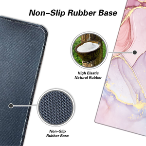 Lớn Chuột chơi game pad tùy chỉnh in không trượt cao su cơ sở bàn mat với khâu cạnh Anime Koi Cá Phong Cách trừu tượng - Product Image 3