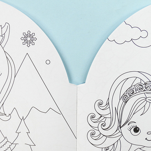 Promozionale Principessa Libro di Attività Per Bambini Arcobaleno Colorazione <span class=keywords><strong>Stampa</strong></span> di Libri Con Copertina Rigida - Product Image 4