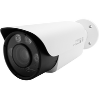 Cámara de Seguridad Exterior VCA de 6MP con Detección Facial, Lente Varifocal de 2.8-12mm, Visión Nocturna IR de Largo Alcance de 70-80 Metros, Tipo Bala, POE, IP66