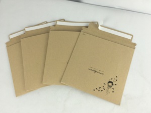 Formato personalizzato 500gsm kraft busta rigida per spedizione in cartone busta postale in cartone rigido per <span class=keywords><strong>pacchetto</strong></span> ufficio - Product Image 2