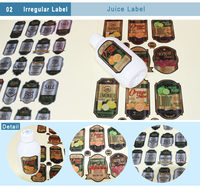 Etiquetas Adhesivas Personalizadas con Logotipo en Relieve 3D, Impermeables, con Textura Mate, para Cajas, Sellos, Velas, Manualidades, Marcos de Fotos