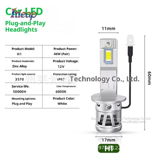 <span class=keywords><strong>Tgz</strong></span> 2024 mô hình mới 12V 6000K H1 Led xe đèn pha với fan hâm mộ trực tiếp Plug-in phổ đồ đạc - Product Image 4