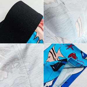 OEM Wholesale Custom Men's Plus Size Seamless Boxers Briefs Vendor's New Printed Ethica Designer Collection Men's <strong>Underwear</strong> - Product Image 6
