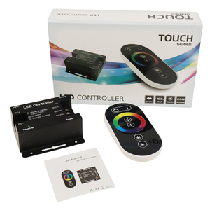 Contrôleur LED RGB GL-Rgb3011, télécommande tactile RF 6 touches, gradation PWM, 6A 12V 24V, contrôleur LED pour bande lumineuse - Product Image 1