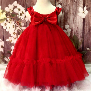 Grossiste Robe de princesse pour petites filles avec décoration d'un grand nœud - Product Image 1