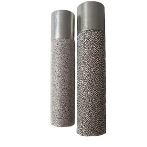 Sinterizado inhibidores de llama sinterizado neumático silenciador parallamas de acero inoxidable sinterizado poroso parallamas filtro