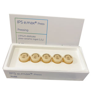 Lingote de Cerámica de Vidrio de Disilicato de Litio Eléctrico IPS E Max Press para la Fabricación de Carillas, Incrustaciones, Coronas en Laboratorios Dentales - Product Image 6