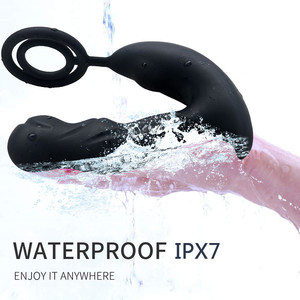 Vibratore Prostatico a Doppio Anello Potente con Telecomando, Riscaldamento Intelligente, Plug Anale per Adulti, Giocattolo Sessuale, Massaggiatore Vaginale - Product Image 4