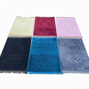 motif à carreaux, 80x120 cm, avec dos enduit de PVC, fabriqué à la machine, pour la maison et les voyages, idée cadeau islamique - Product Image 1