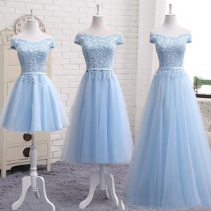 Off Shoulder Pink Bridesmaid Dress A Line Tulle Sweetheart Neckline Formal Wedding Party Dress - Product Image 2