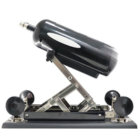 Masturbador automático de alta potencia con soporte de acero inoxidable Ajustes de velocidad ajustables Estimulación intensa Consolador grande