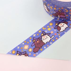 Custom Charm <b>Washi</b> <b>Tape</b> Decoration Printed White Paper Block Set Sticker Stationery <b>Tapes</b> Cartoon Promotional Welcome Gifts - Product Image 2