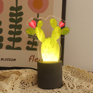 Cactus Children Cartoon <strong>Lamp</strong> Custom Acrylic <strong>Lamp</strong> Night Light Decoration Led Mood <strong>Lamp</strong> for Bedroom - Product Image 3