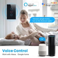 Interrupteur intelligent Tuya Smart Life, norme américaine, télécommande sans fil, interrupteurs muraux pour éclairage, marche/arrêt, interrupteur WiFi