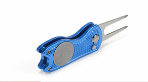Outil de réparation de divots de golf personnalisé en acier inoxydable avec fourche à pitch, design ergonomique, taille compacte, emballage personnalisé - Product Image 5