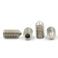 Vis sans tête à six pans creux en acier inoxydable de haute qualité, personnalisables en usine, M3-M8 M6*6 1/4-20, normes DIN 914 DIN915 DIN916