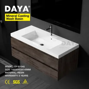 Bathroom good looking artificial stone material cheap sink decent hand wash basin