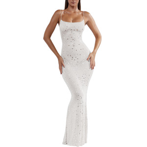 Robe longue à bretelles brillantes, tendance explosive transfrontalière pour femmes - Product Image 4
