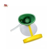 RA Hha-xyp01 Flacon en plastique transparent portable pour lavage oculaire d'urgence 300 ml