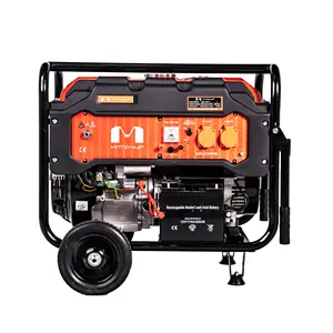 BISON MACHINERY China high-quality safe work 6.0kw 6.5kva 6000watts 6500w OHV portable gasoline generator