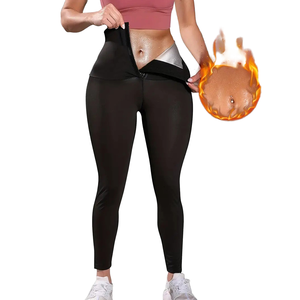Leggings Deportivos de Cintura Alta Elástica para Adelgazar, Pantalones de Yoga con Control de Abdomen y Levantamiento de Glúteos, Moldeadores de Cuerpo con Encaje - Product Image 1